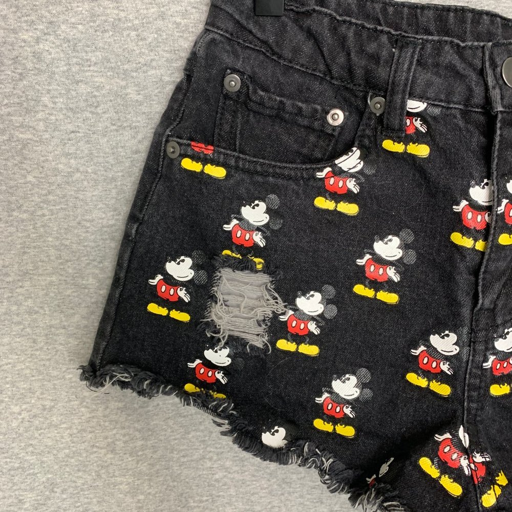 Disney Mickey Mouse Forever 21 High Waisted Shorts - Picture 7 of 8